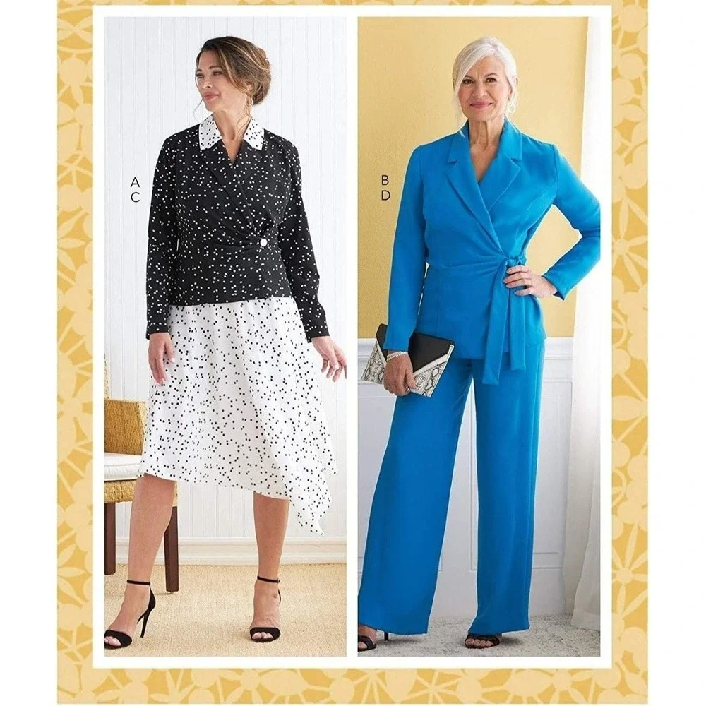 Butterick Sewing Pattern 6820 10958‎ Jacket Skirt and Pants Size 6-14